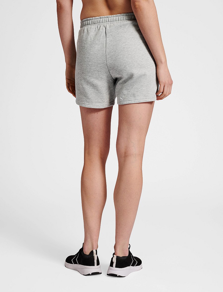 Hummel - hmlGG12 SWEAT SHORTS WOMAN - hosen - grey melange - 4