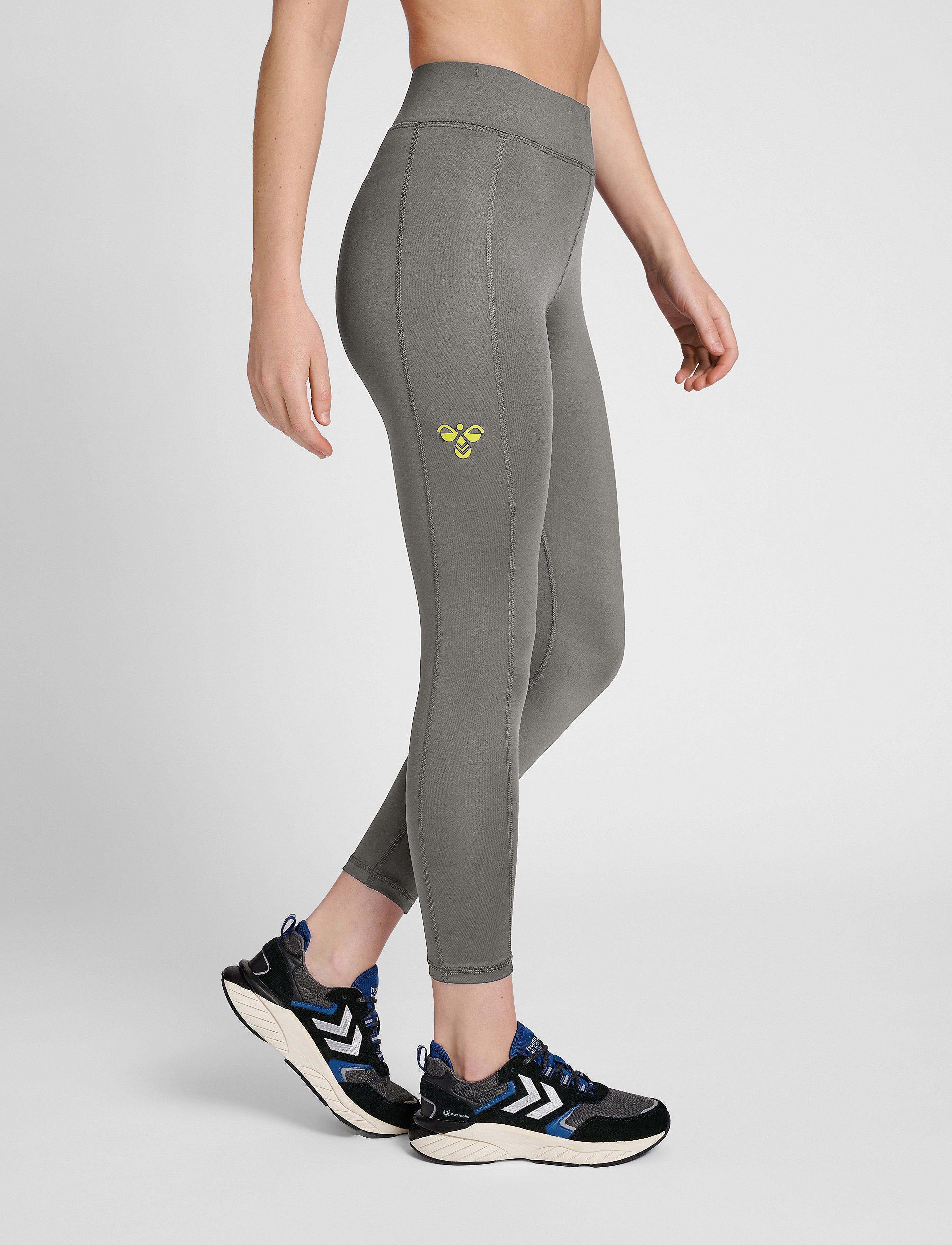 Hummel - hmlGG12 TRAINING HW TIGHTS 3/4 TIGHTS WOMAN - forged iron - 5