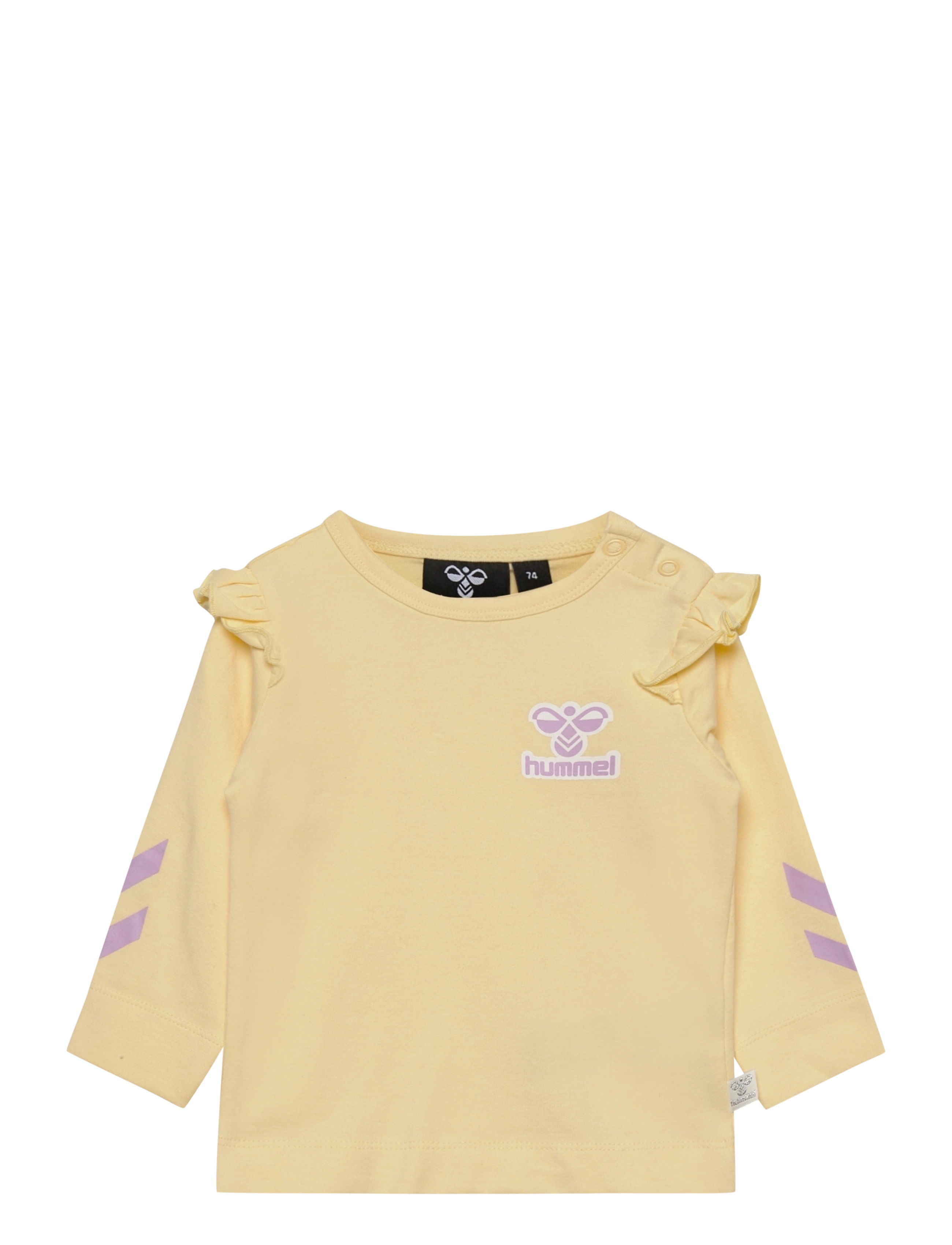 Hummel Hmlmirabel T-Shirt L/S, 80, Yellow, T-Shirts > Langærmede T-shirts, Børn