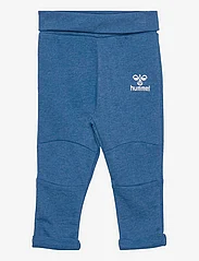 Hummel - hmlGLEN PANTS - sweatpants - vallarta blue melange - 0