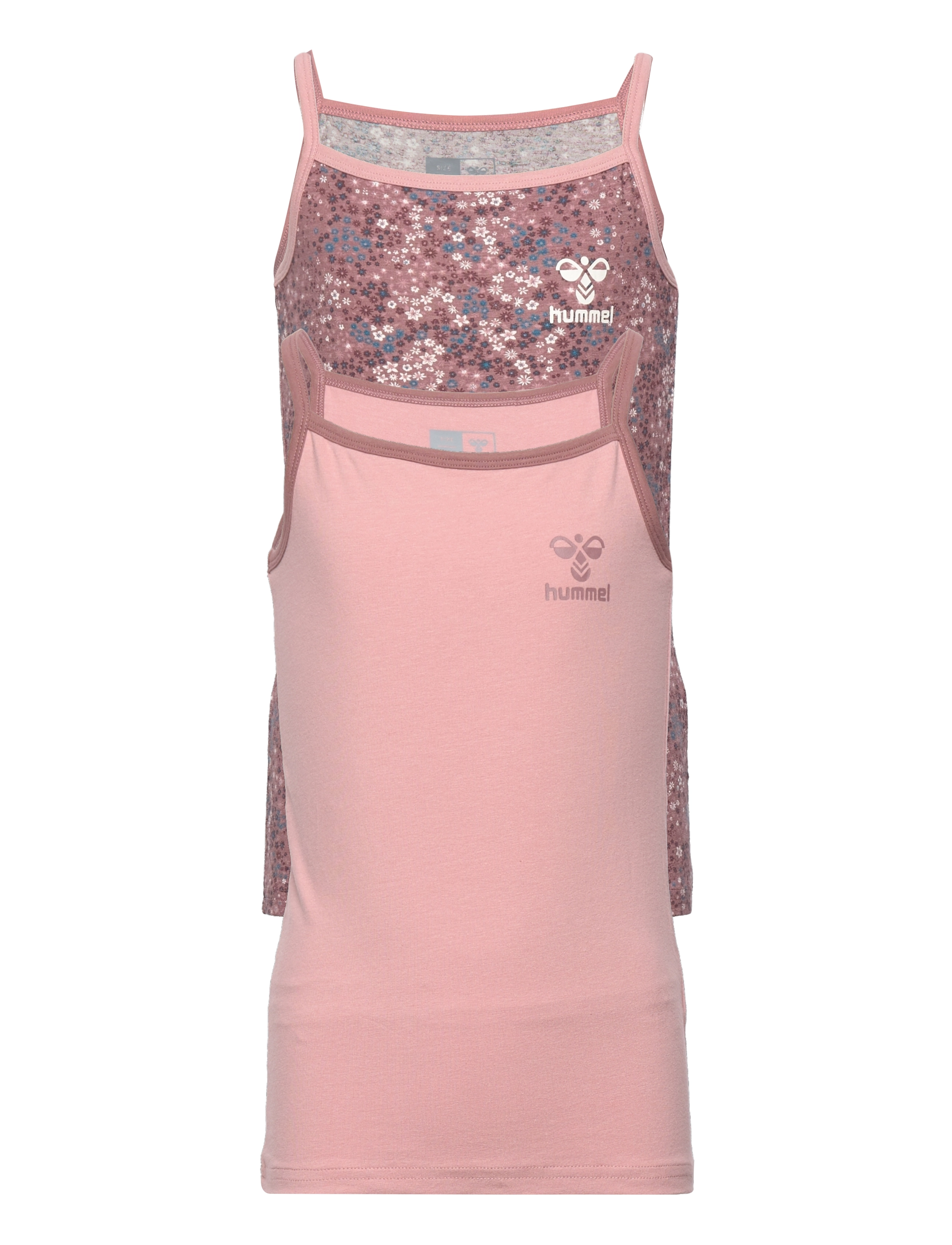 hmlCAROLINA STRAP TOP 2-PACK - ROSE TAUPE