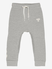 Hummel - hmlAPPLE PANTS - sports pants - grey melange - 0