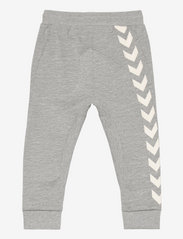 Hummel - hmlAPPLE PANTS - sports pants - grey melange - 1