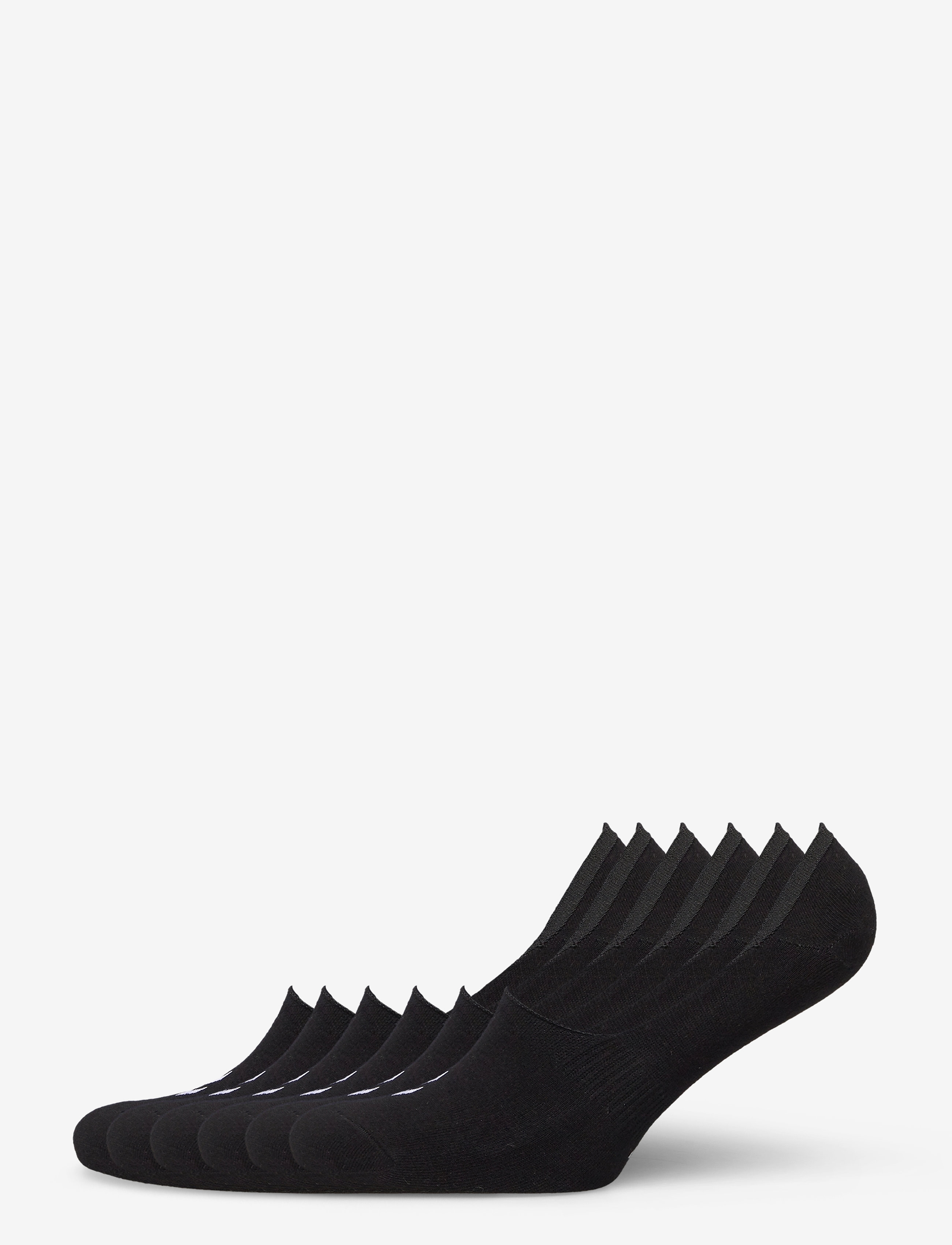 Hummel Hmlchevron 6-Pack No Show Socks, 36-40, Black, Sokker > Footies-Ankelsokker, Dame