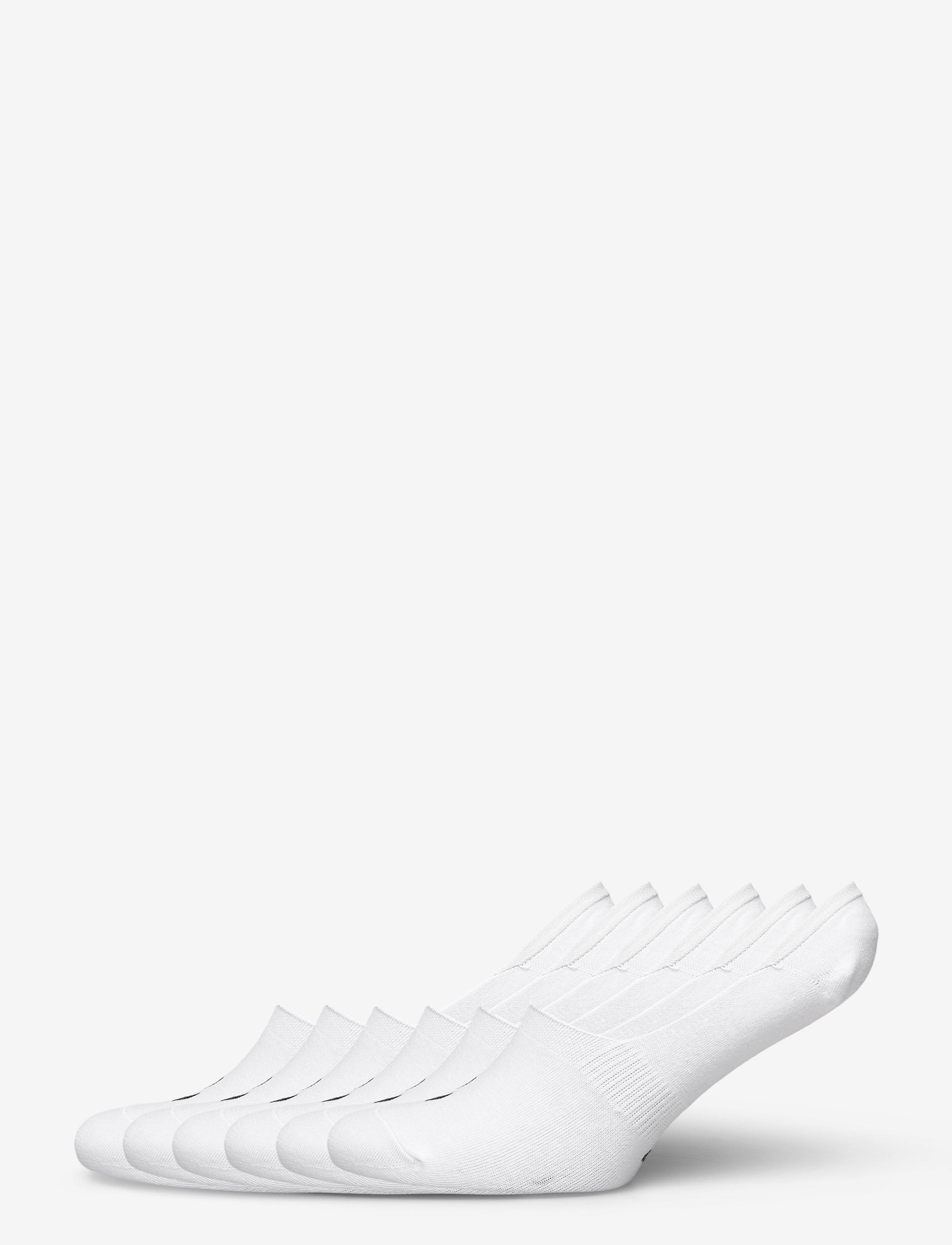hmlCHEVRON 6-PACK NO SHOW SOCKS - WHITE