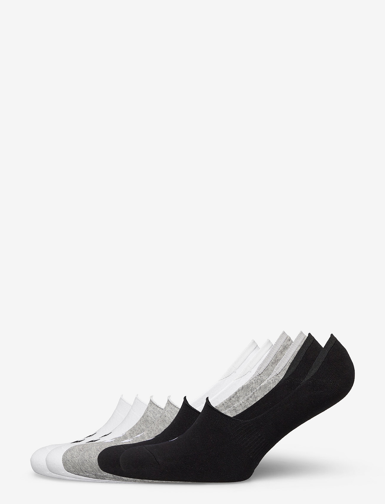 Hummel - hmlCHEVRON 6-PACK NO SHOW SOCKS - urheilusukat - white/black/grey - 0