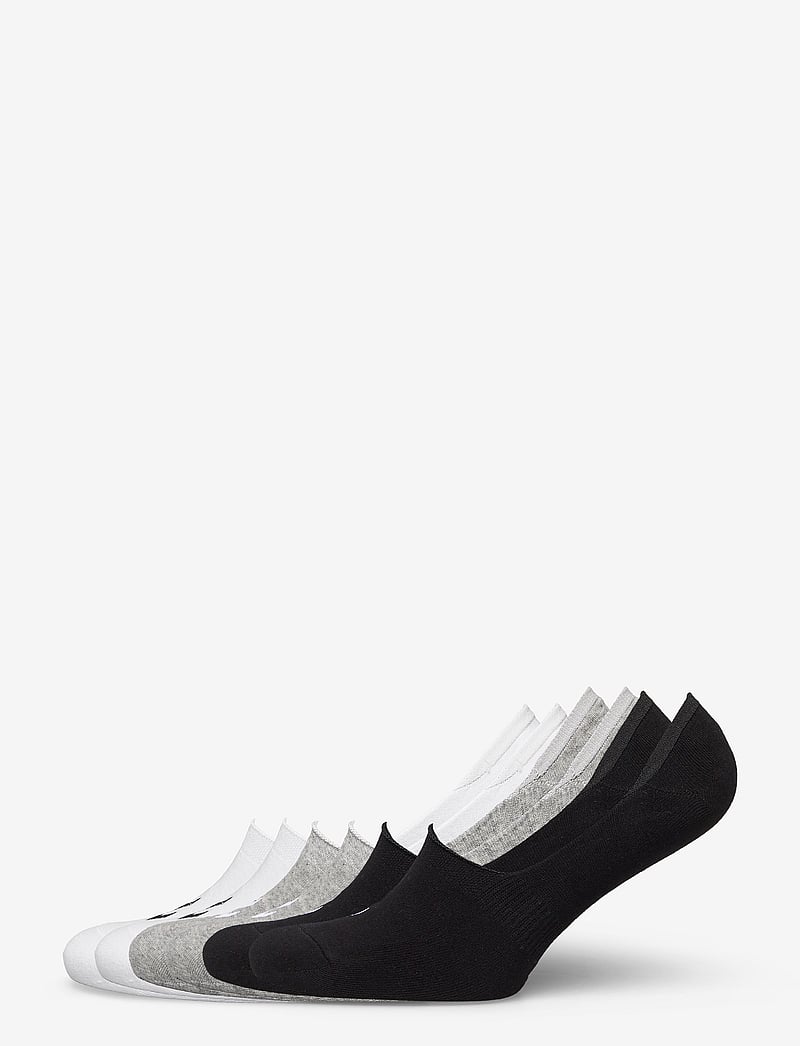 Hummel - hmlCHEVRON 6-PACK NO SHOW SOCKS - spordisokid - white/black/grey - 0