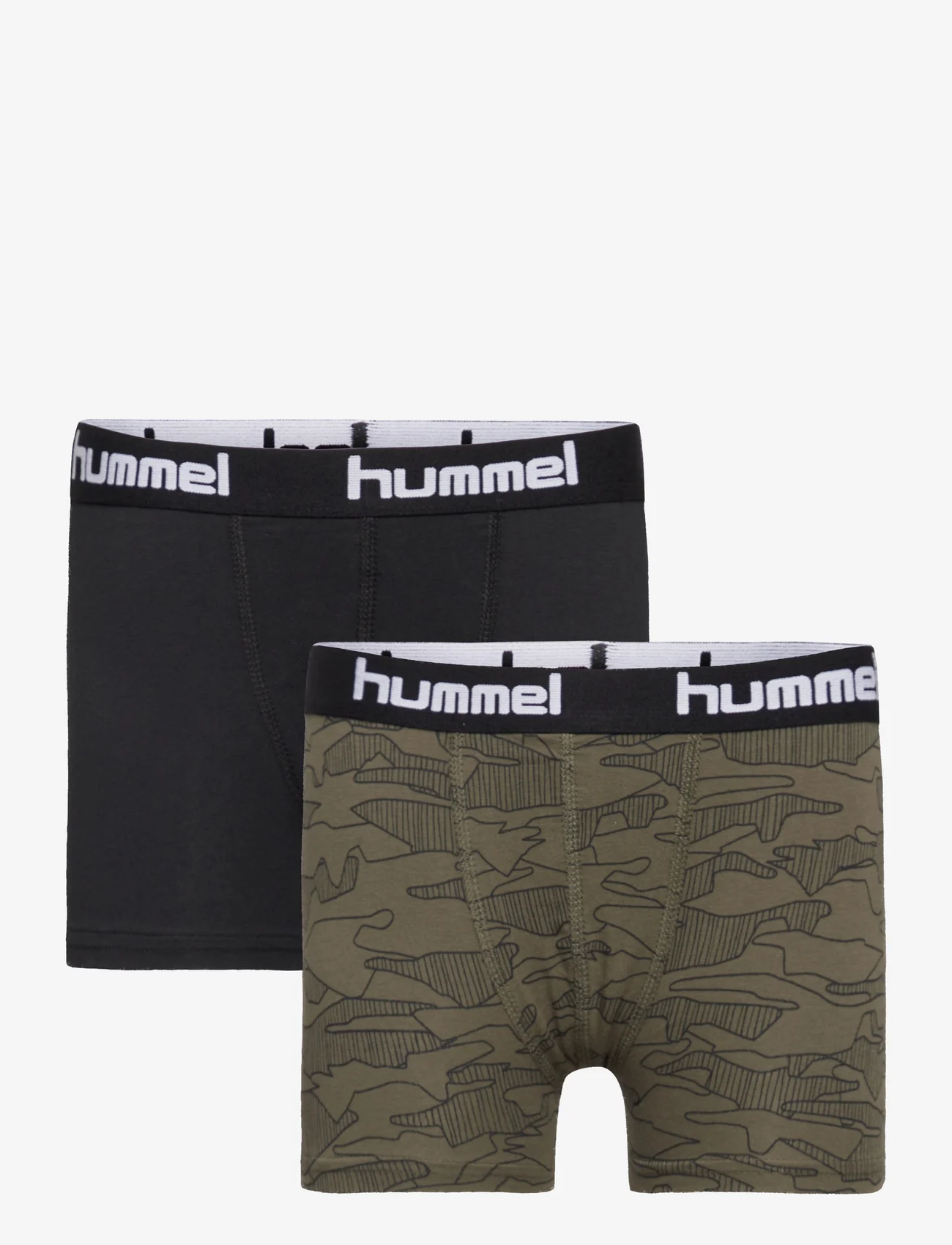 Hummel - hmlNOLAN BOXERS 2-PACK - apakšējais apģērbs - olive night - 0