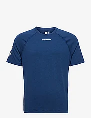 Hummel - hmlMT LAZE T-SHIRT - kortermede t-skjorter - insignia blue - 0