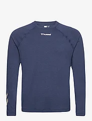 Hummel - hmlMT LAZE T-SHIRT L/S - pitkähihaiset t-paidat - insignia blue - 0