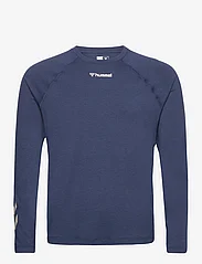 Hummel - hmlMT LAZE T-SHIRT L/S - longsleeved tops - insignia blue - 0