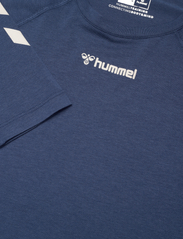 Hummel - hmlMT LAZE T-SHIRT L/S - långärmade tröjor - insignia blue - 2