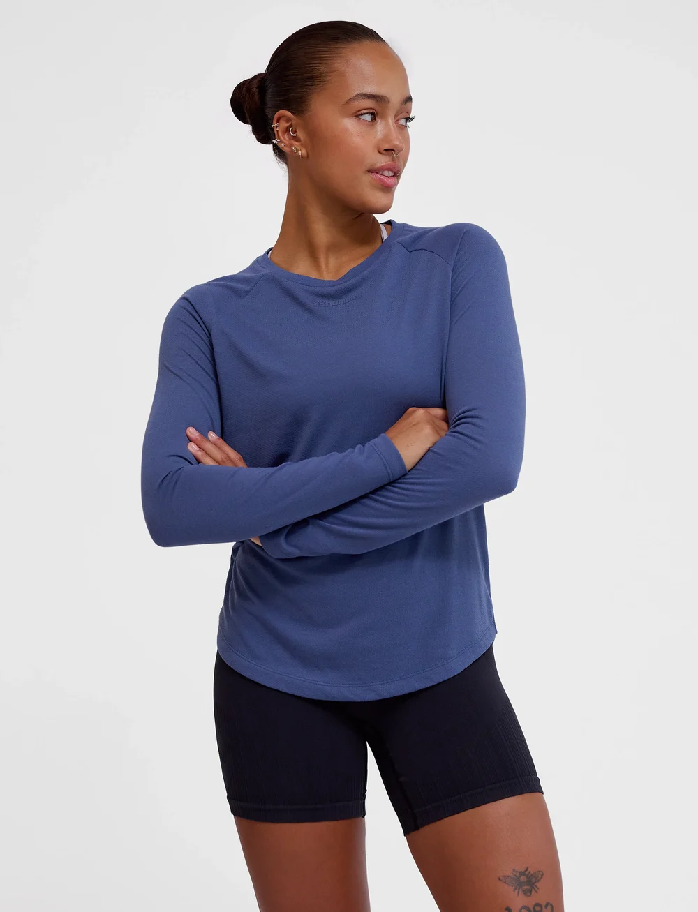 Hummel - hmlMT VANJA T-SHIRT L/S - langarmshirts - blue indigo - 0