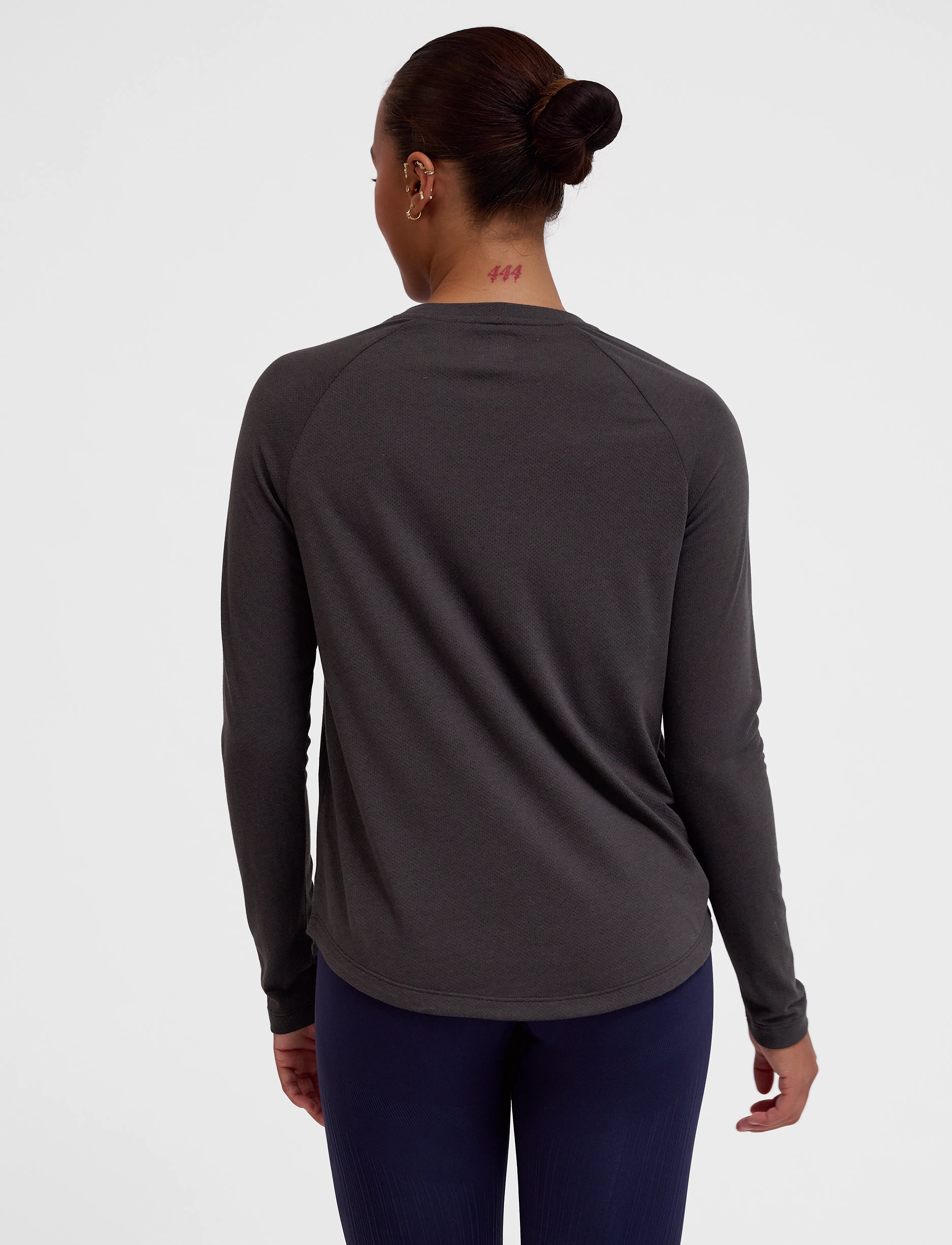 Hummel - hmlMT VANJA T-SHIRT L/S - espresso - 3