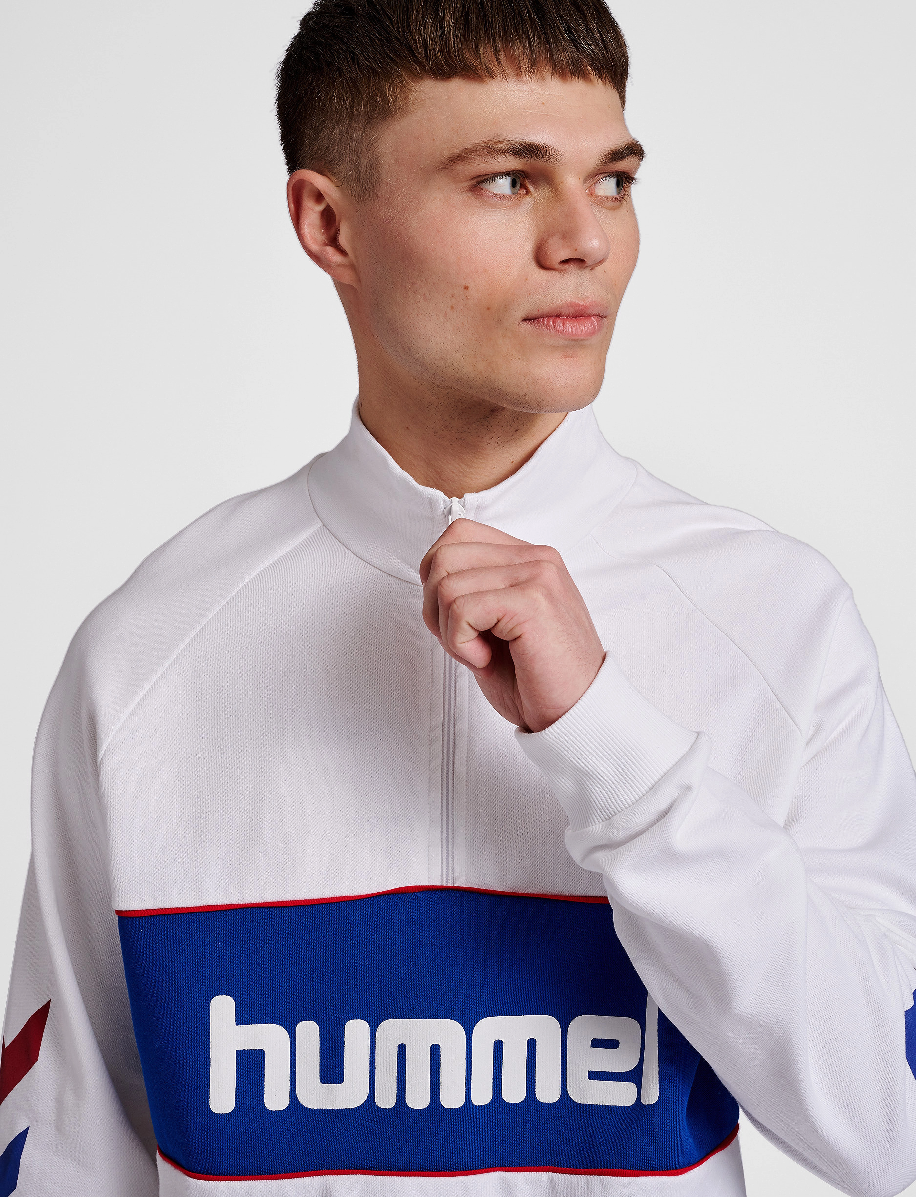 Hummel - hmlIC DURBAN HALF ZIP SWEATSHIRT - white - 3