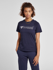 Hummel - hmlNONI 2.0 T-SHIRT - t-shirts - peacoat - 2