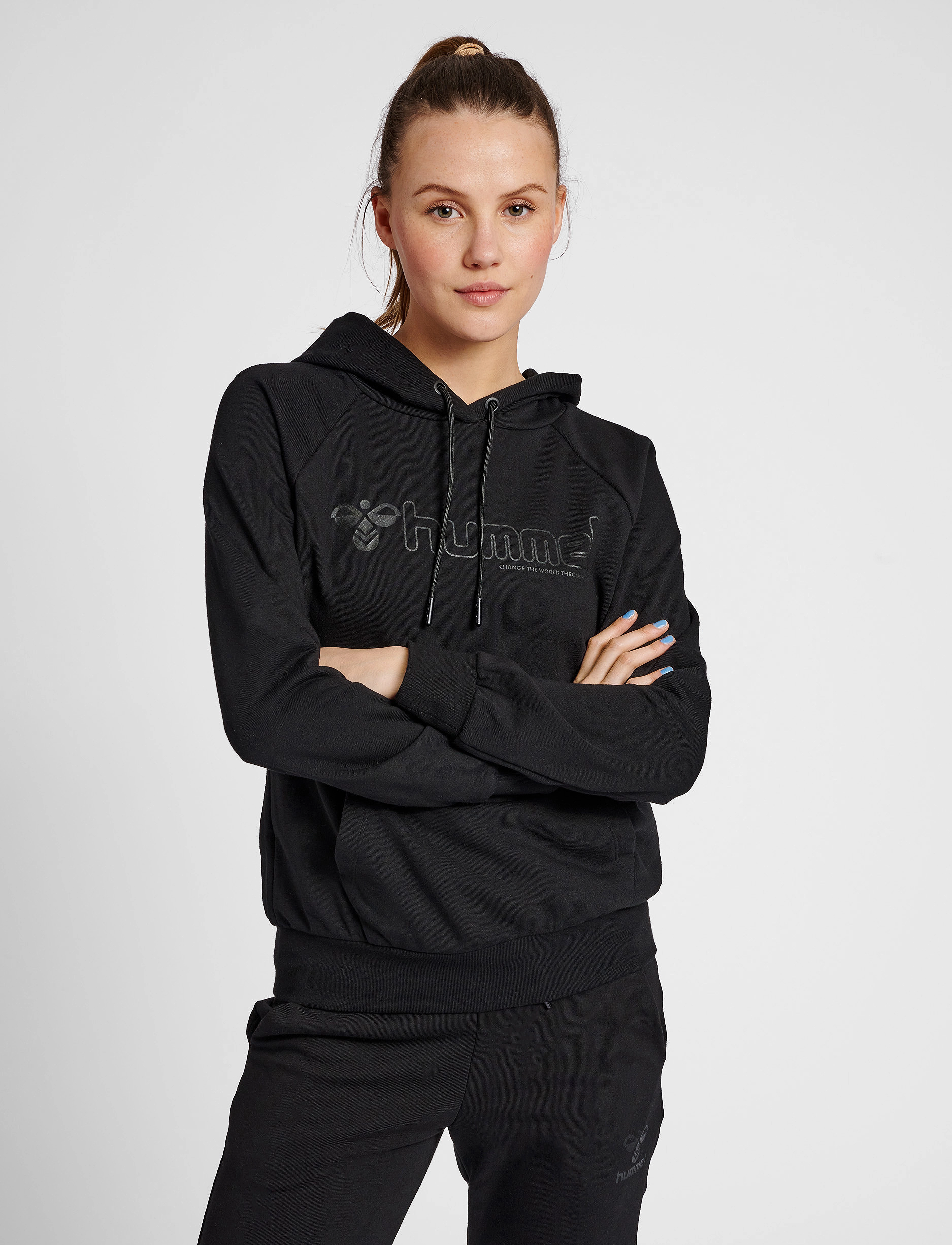 Hummel - hmlNONI 2.0 HOODIE - overdele - black - 3