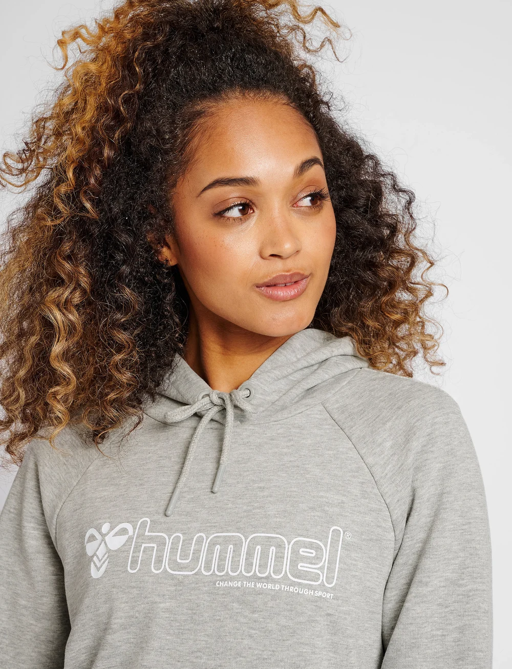 Hummel - hmlNONI 2.0 HOODIE - overdele - grey melange - 4