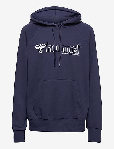 Hummel hmlNONI 2.0 HOODIE - Kleidung - PEACOAT / blue