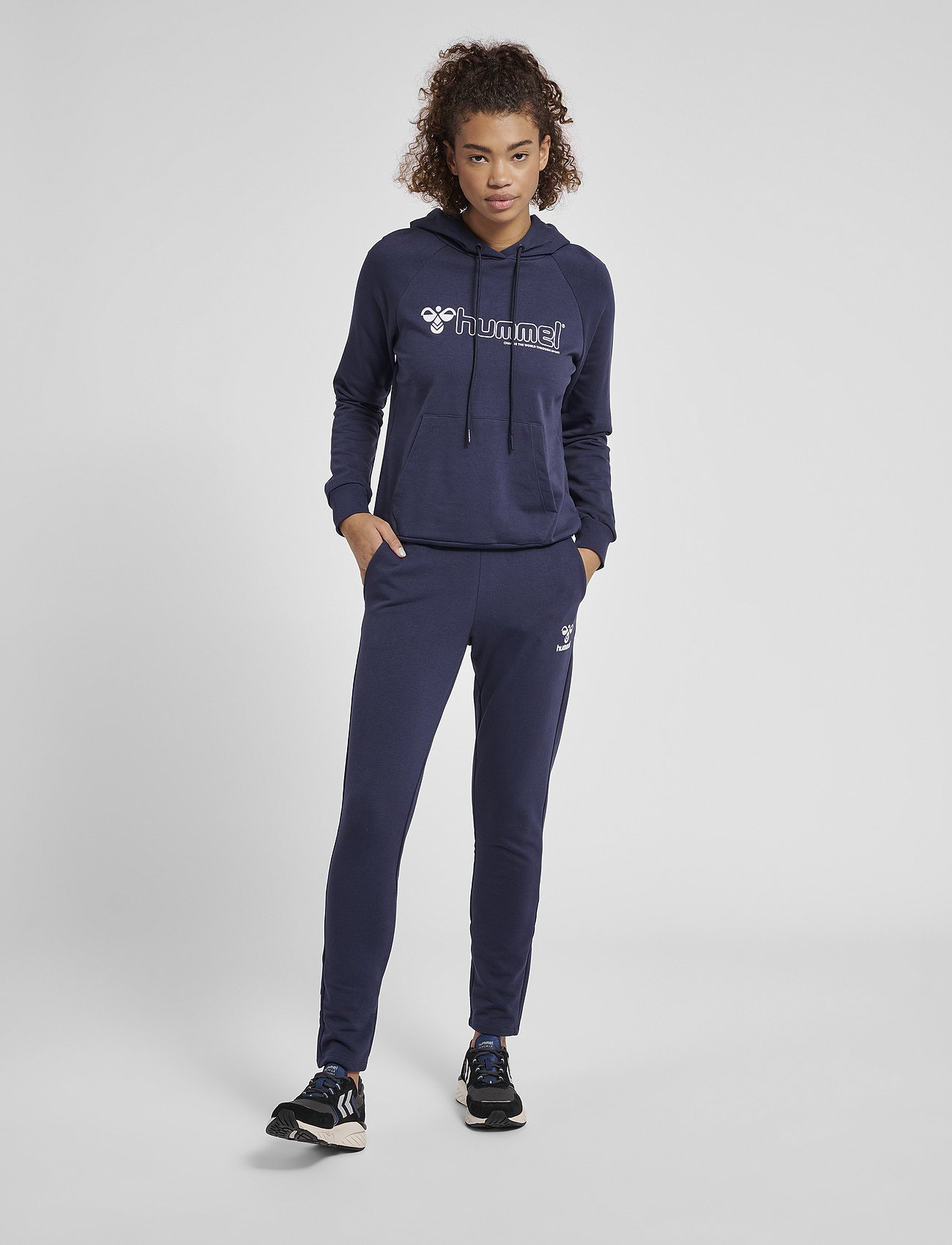 Hummel - hmlNONI 2.0 HOODIE - sweatshirts - peacoat - 3