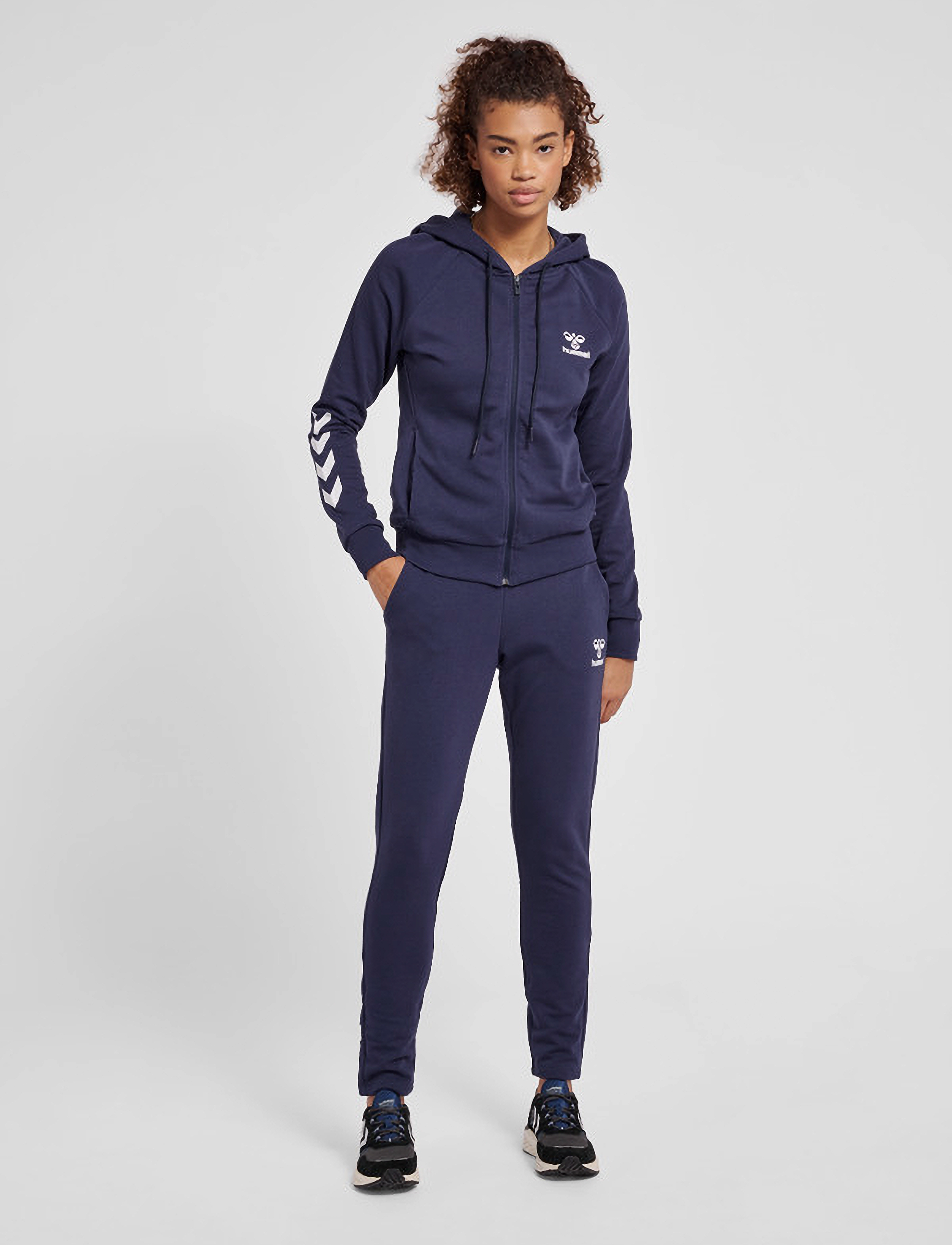 Hummel - hmlNONI 2.0 ZIP HOODIE - peacoat - 3