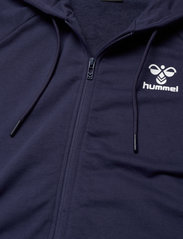 Hummel - hmlNONI 2.0 ZIP HOODIE - hoodies - peacoat - 5