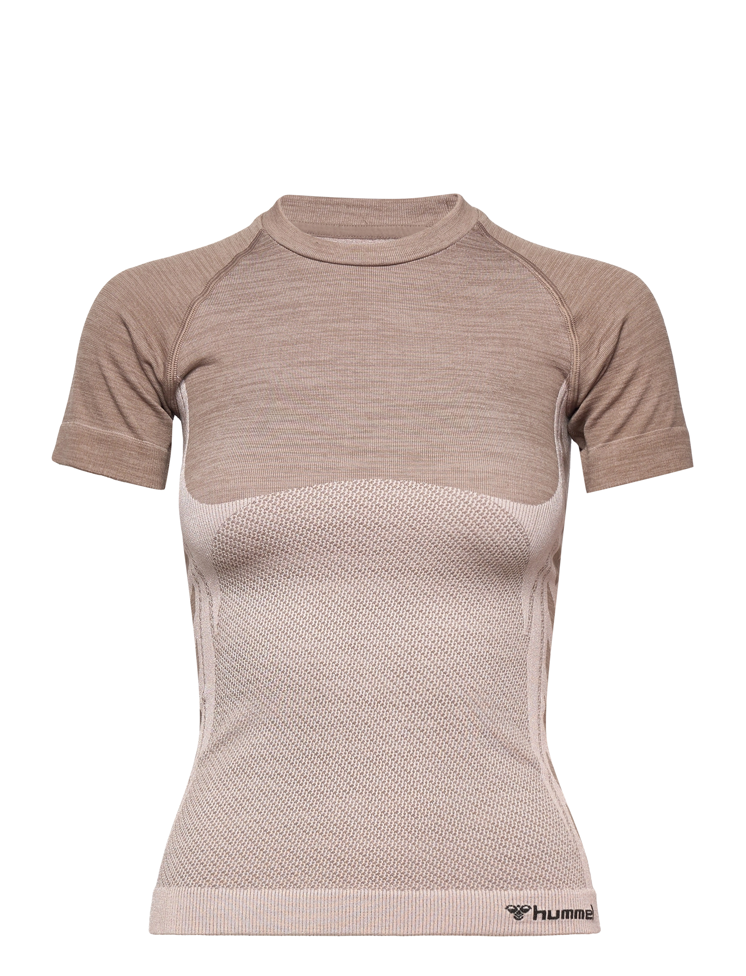 Hummel - hmlCLEA SEAMLESS TIGHT T-SHIRT - chateau gray/driftwood melange - 1
