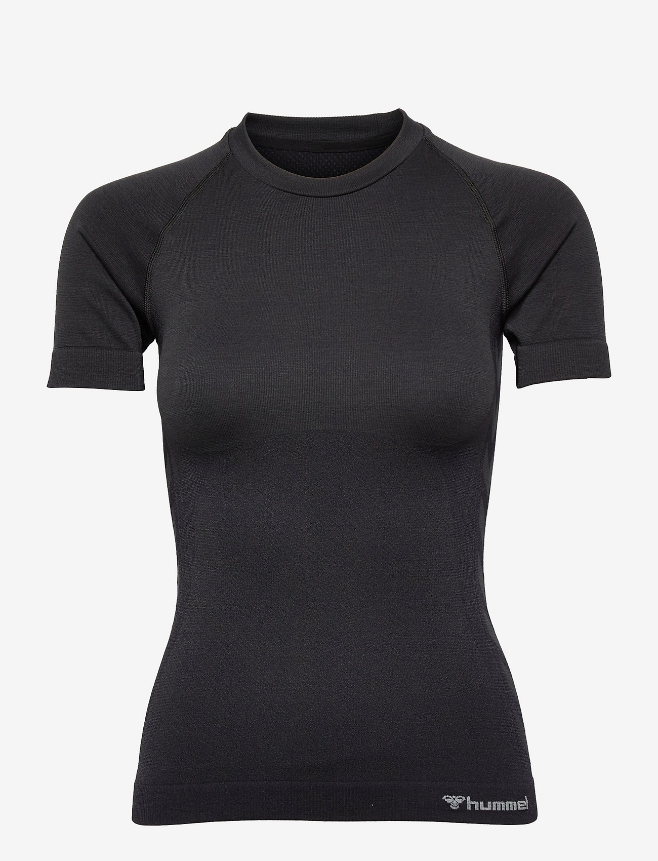 Hummel - hmlCLEA SEAMLESS TIGHT T-SHIRT - t-shirts - black melange - 1