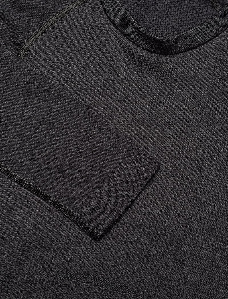 Hummel - hmlCLEA SEAMLESS TIGHT T-SHIRT L/S - långärmade tröjor - black melange - 5