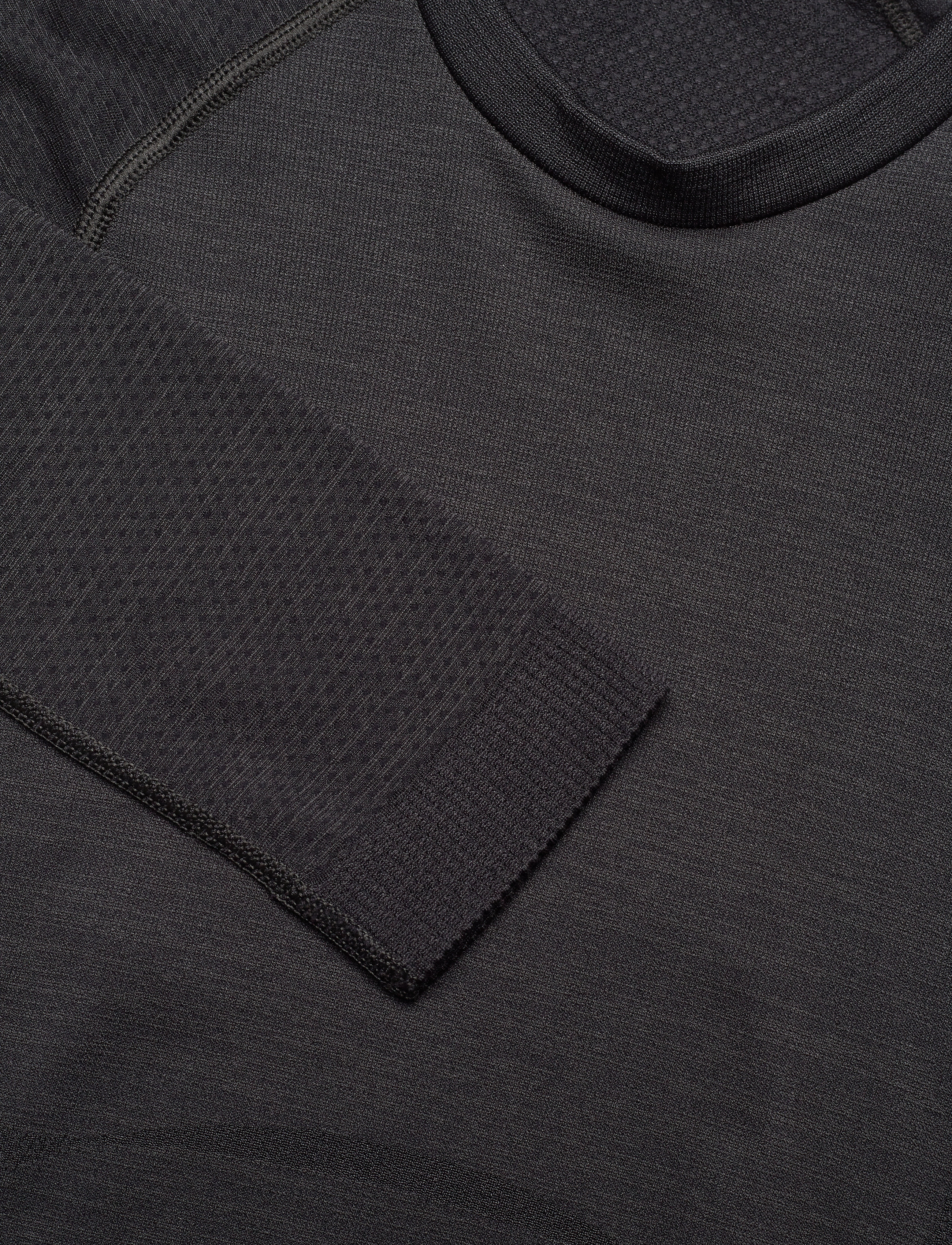 Hummel - hmlCLEA SEAMLESS TIGHT T-SHIRT LS - langarmshirts - black melange - 5