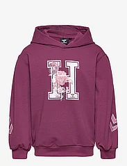 Hummel - hmlASTROLOGY HOODIE - sweatshirts & huvtröjor - amaranth - 0