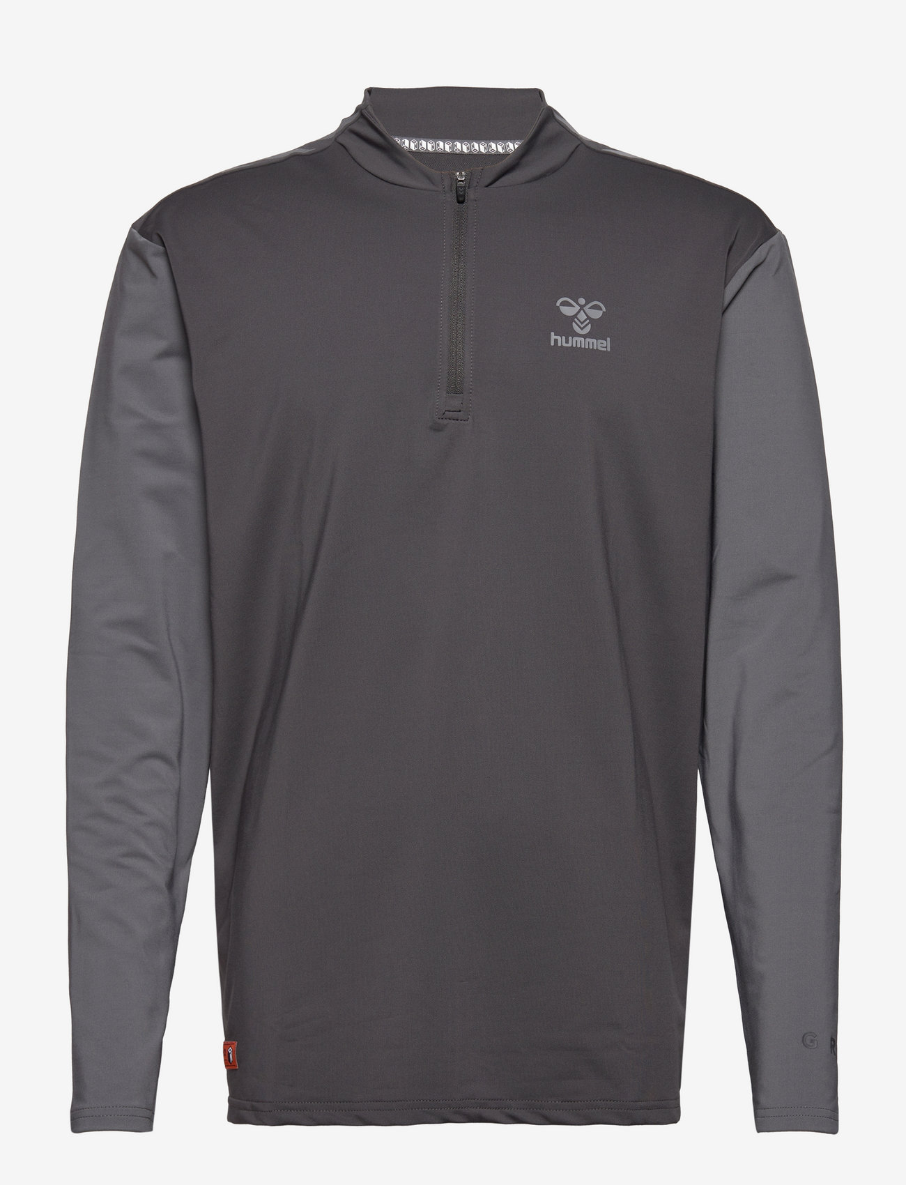 Hummel - hmlPRO GRID HALF ZIP TRAINING L/S - forged iron/quiet shade - 2