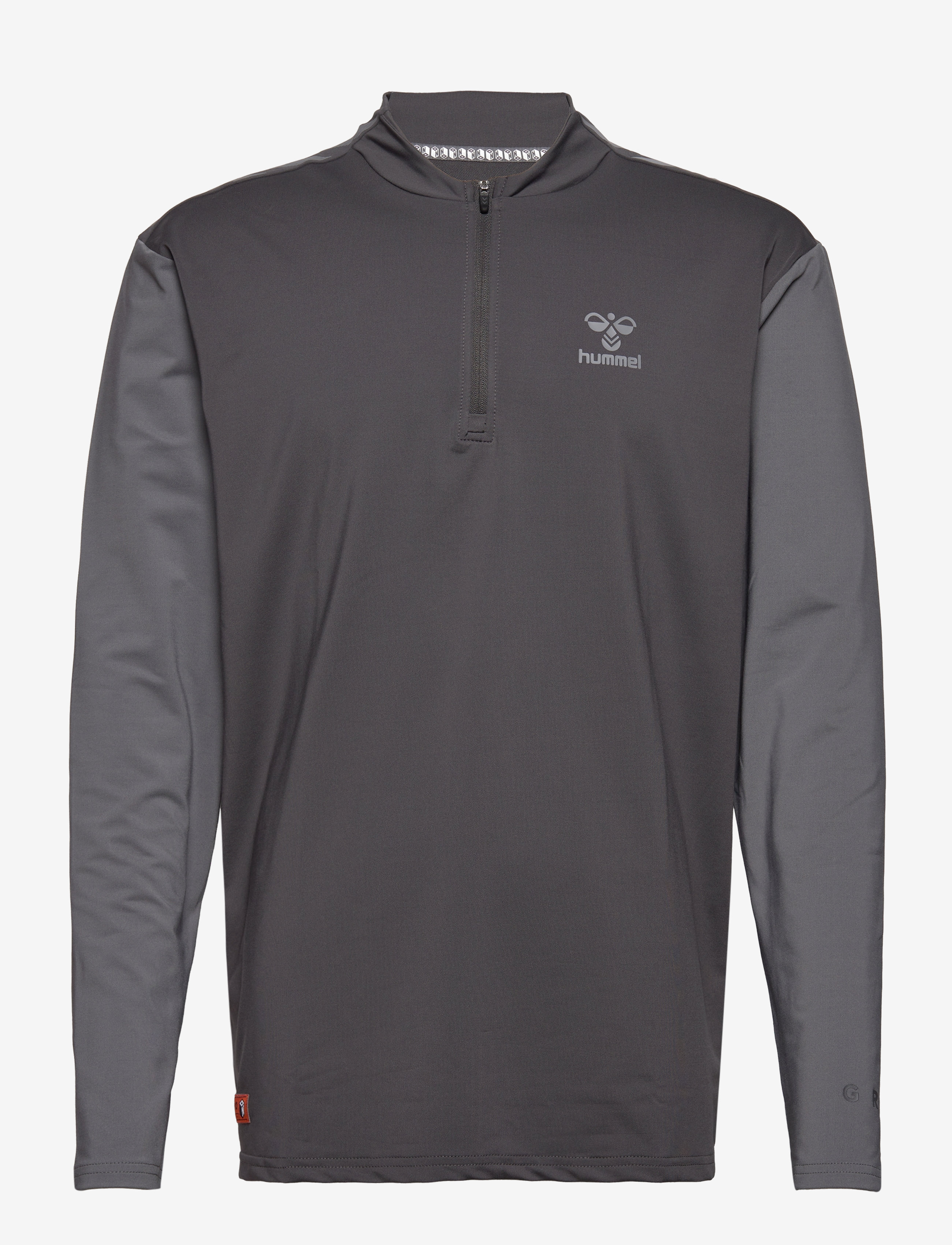 Hummel - hmlPRO GRID HALF ZIP TRAINING L/S - forged iron/quiet shade - 2