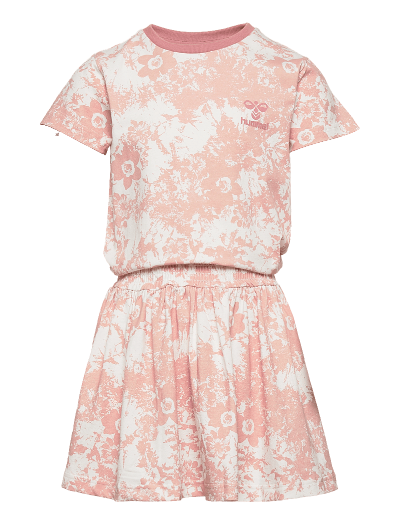 Hummel - hmlJUNA DRESS S/S - laisvalaikio suknelės trumpomis rankovėmis - ash rose - 0