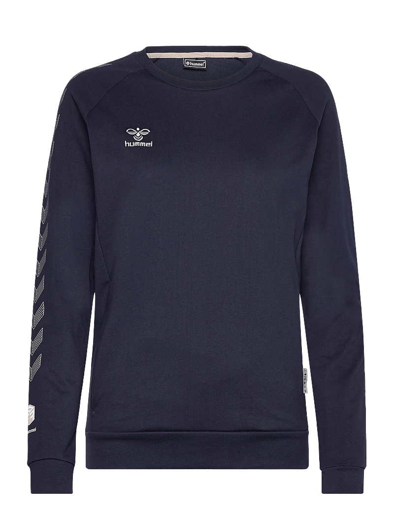 Hummel - hmlMOVE GRID COTTON SWEATSHIRT WOMA - dressipluusid - marine - 0
