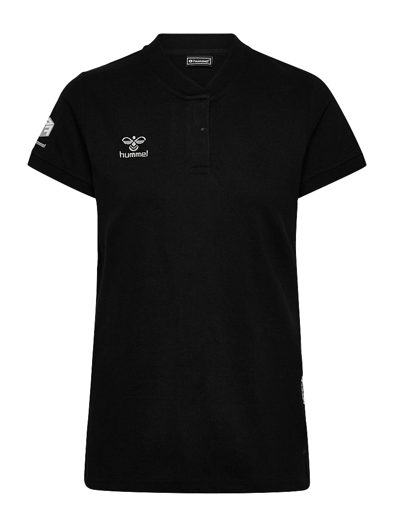 Hummel - hmlMOVE GRID POLO WOMAN - toppe & t-shirts - black - 0