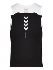 Hummel - hmlTE CALI 2-PACK CROP COT TANKTOP - lowest prices - black/white driftwood - 5