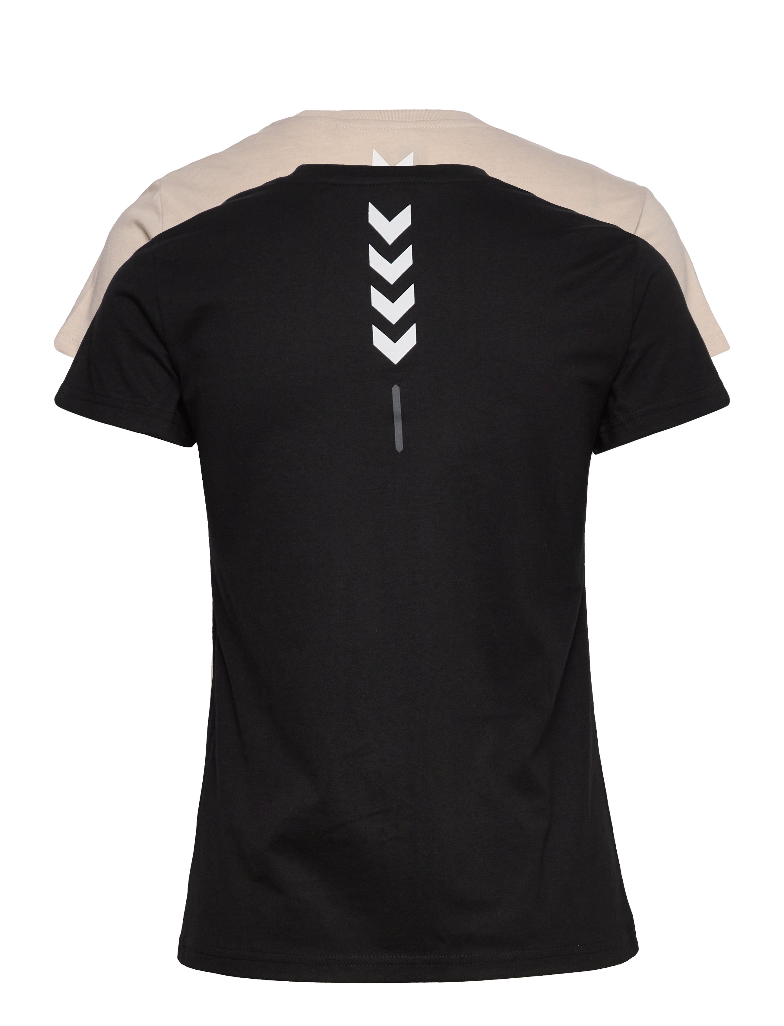 Hummel - hmlTE CALI 2-PACK COTTON T-SHIRT - black/chateau grey - 5