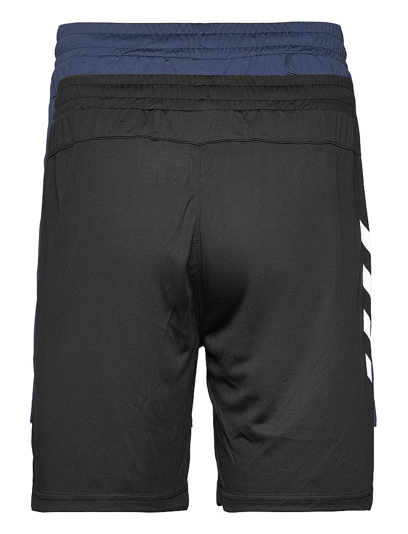 Hummel - hmlTE TOPAZ 2-PACK SHORTS - black/insigina blue - 2