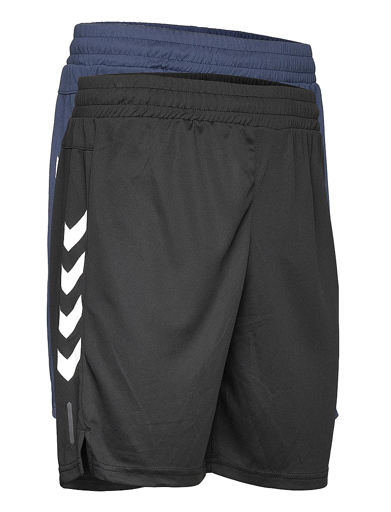 Hummel - hmlTE TOPAZ 2-PACK SHORTS - black/insigina blue - 3