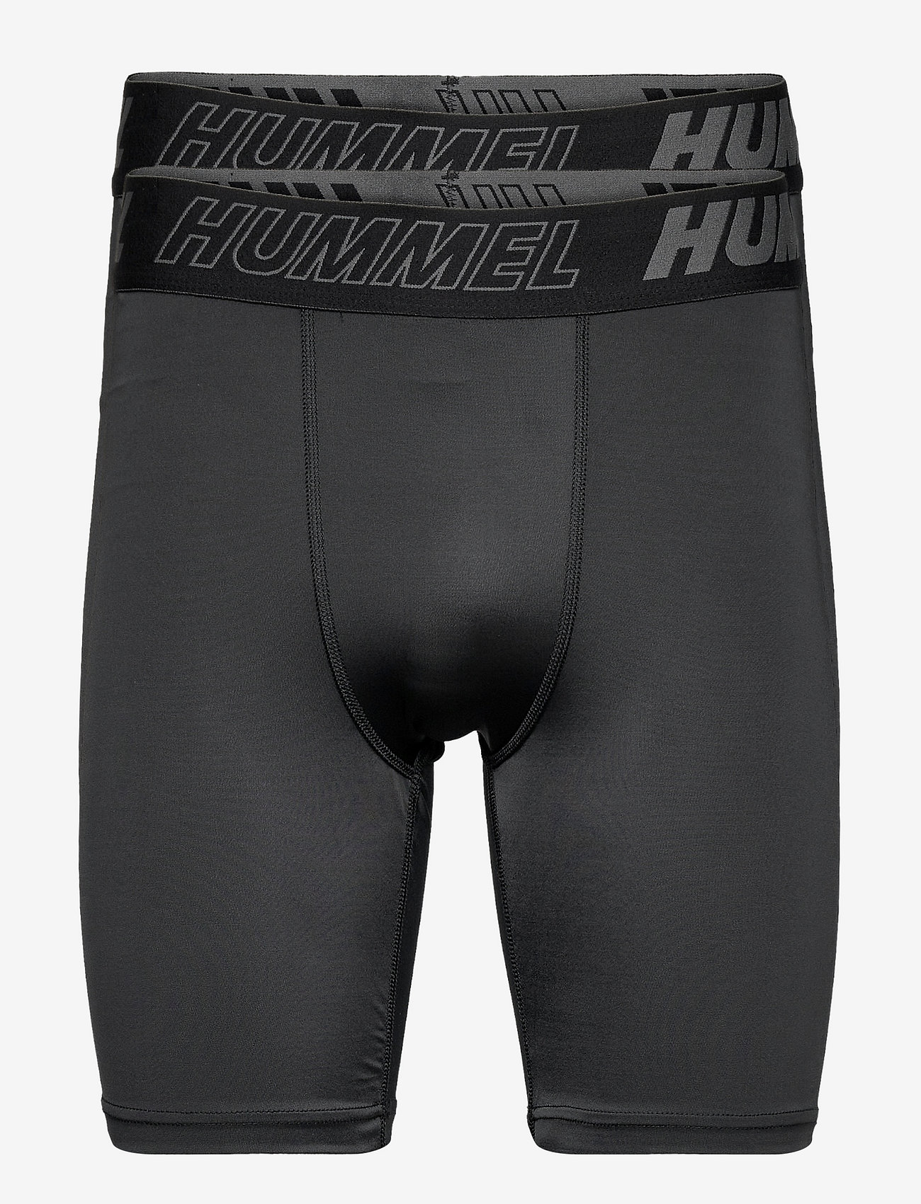 Hummel - hmlTE TOPAZ 2-PACK TIGHT SHORTS - træningstights - black/black - 0