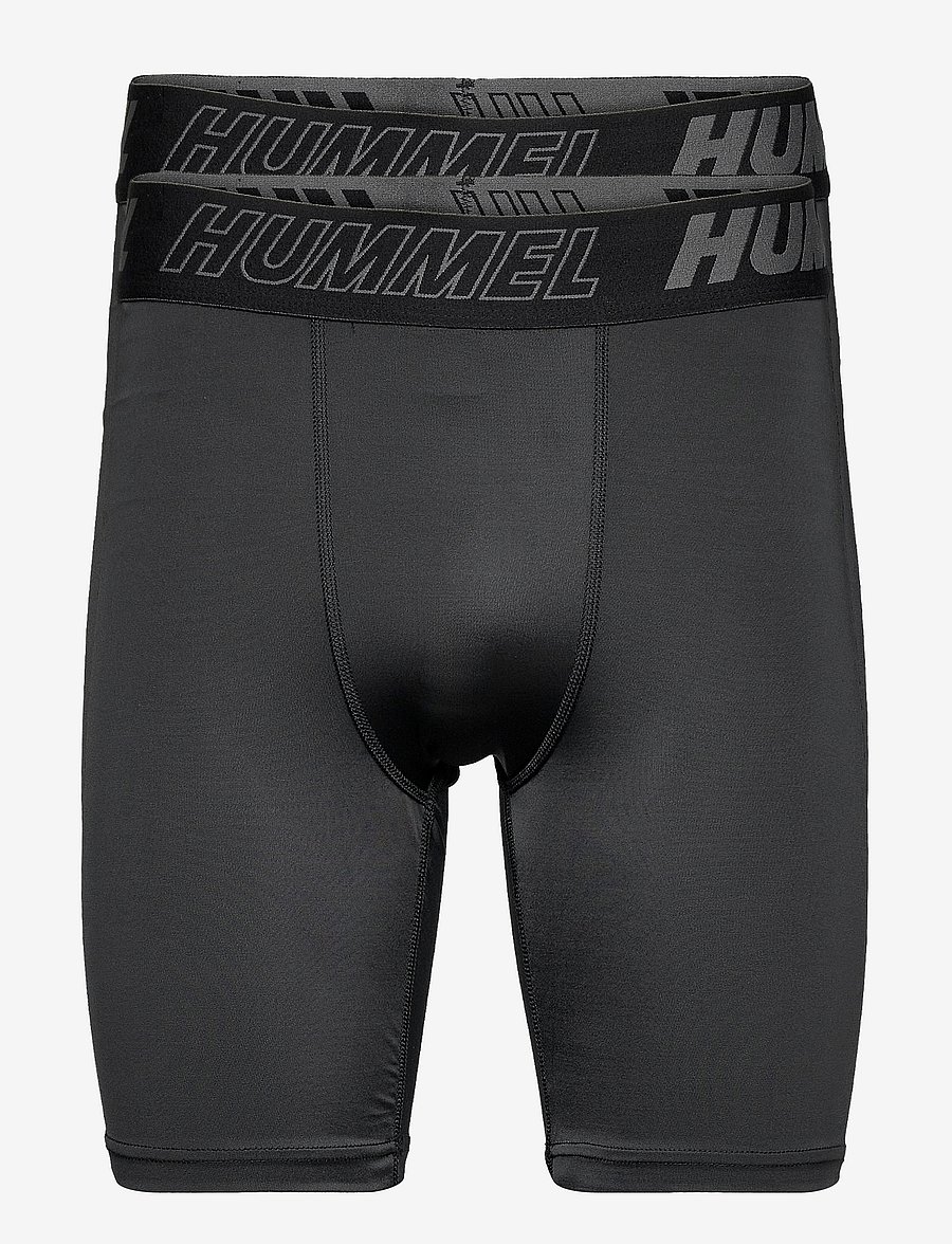 Hummel - hmlTE TOPAZ 2-PACK TIGHT SHORTS - black/black - 0