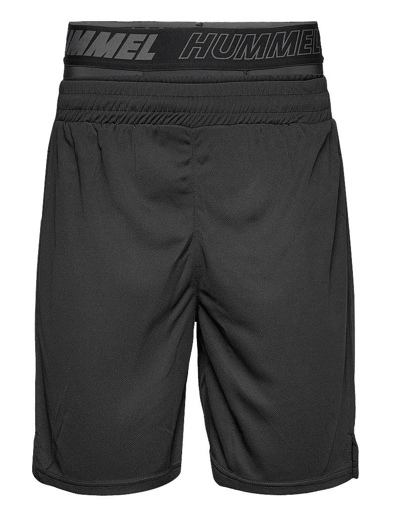 Hummel - hmlTE TOPAZ 2-PACK SHORTS SET - træningsshorts - black/black - 0