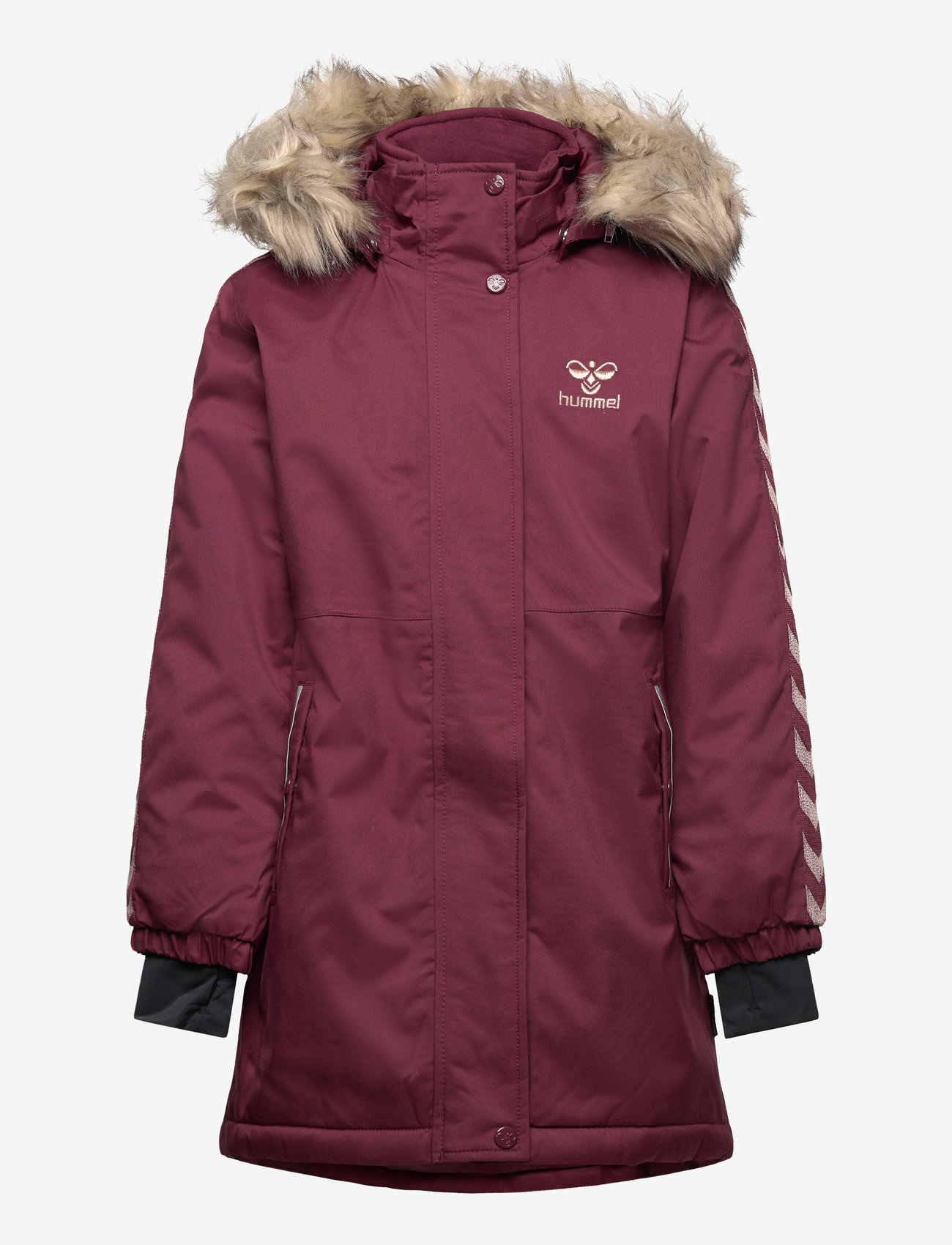 Hummel - hmlLEAF TEX COAT - windsor wine - 0
