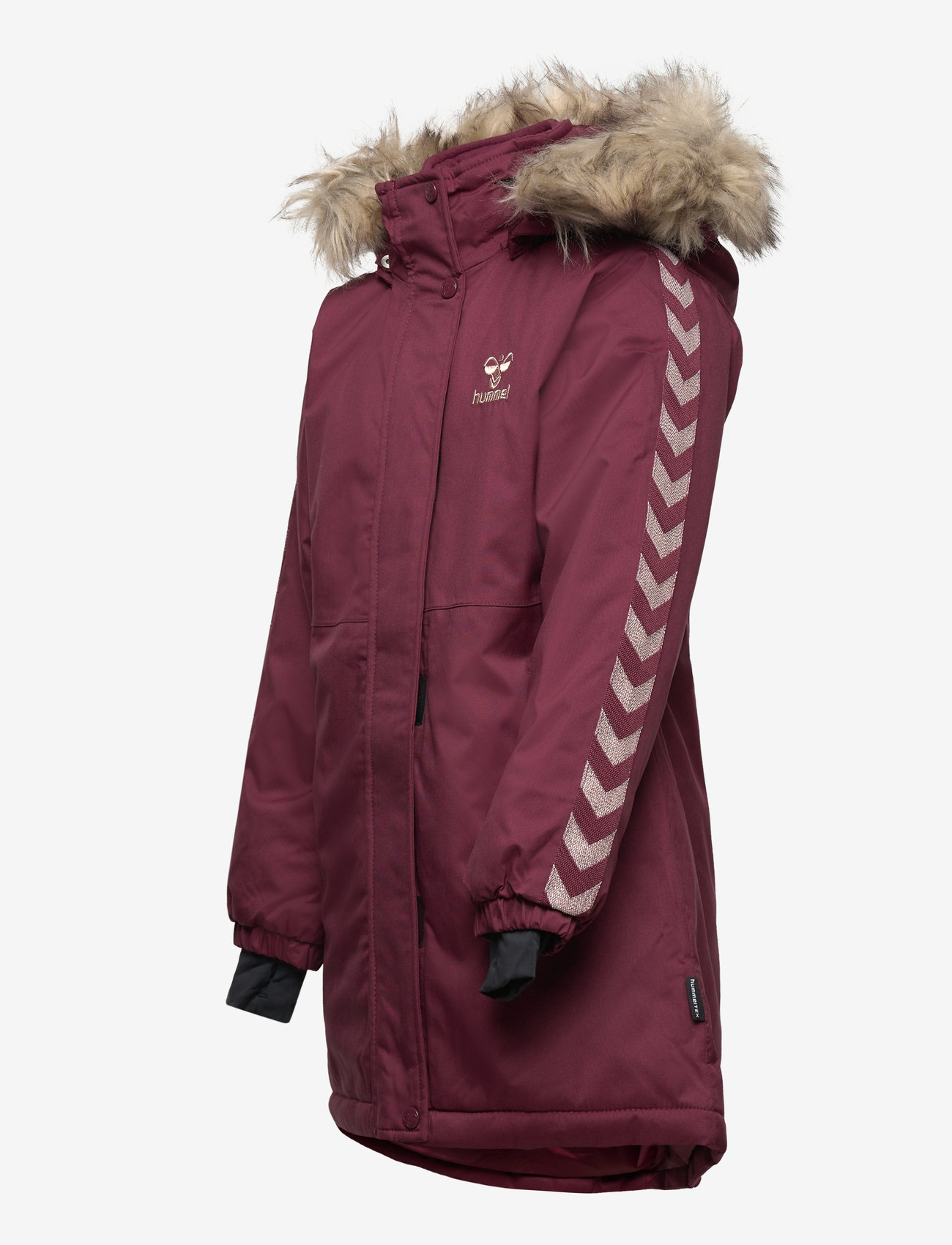 Hummel - hmlLEAF TEX COAT - windsor wine - 3