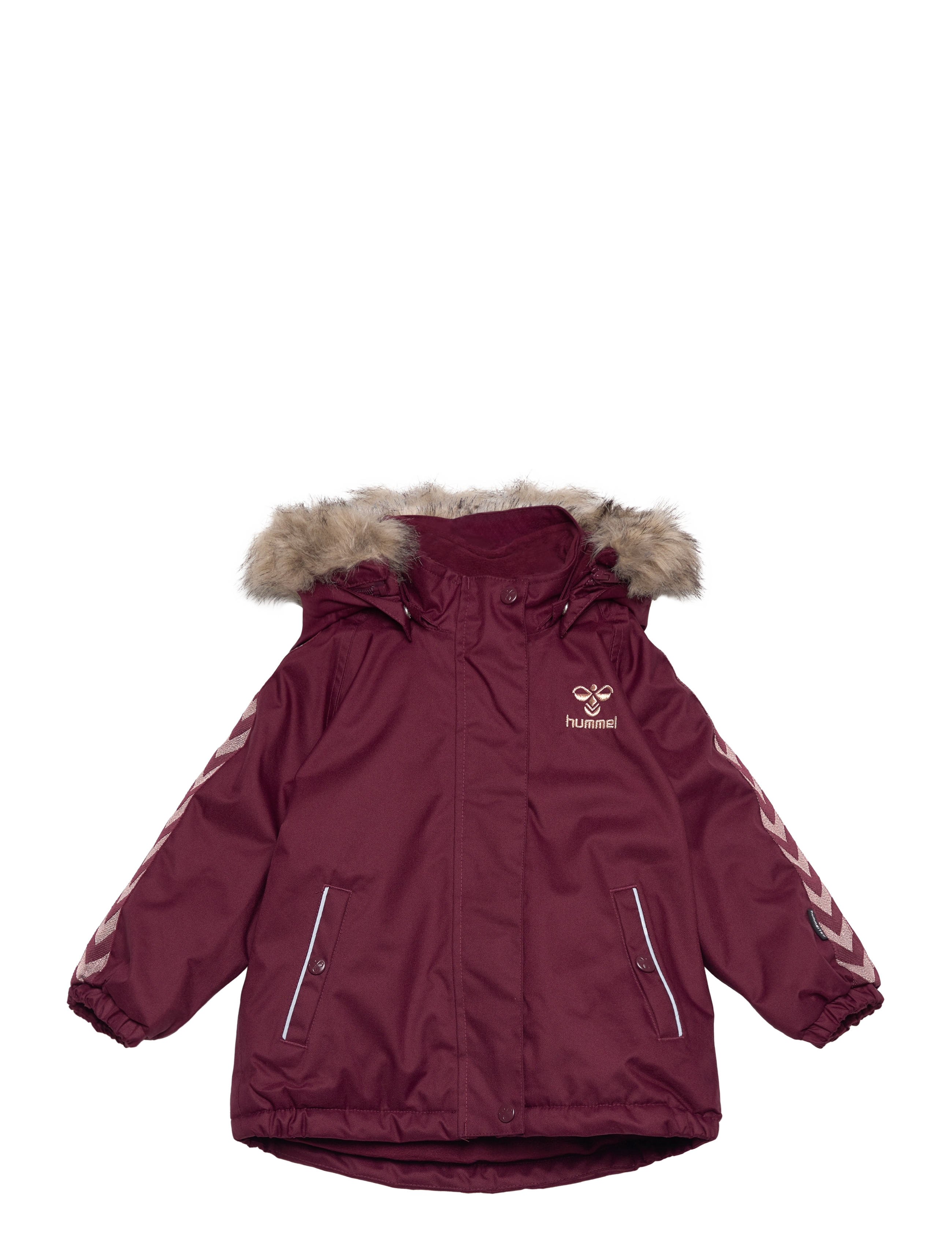 Hummel Hmlcanyon Tex Jacket, 92, Jackets & Coats, Burgunderrot - Winter Jackets, Kinder