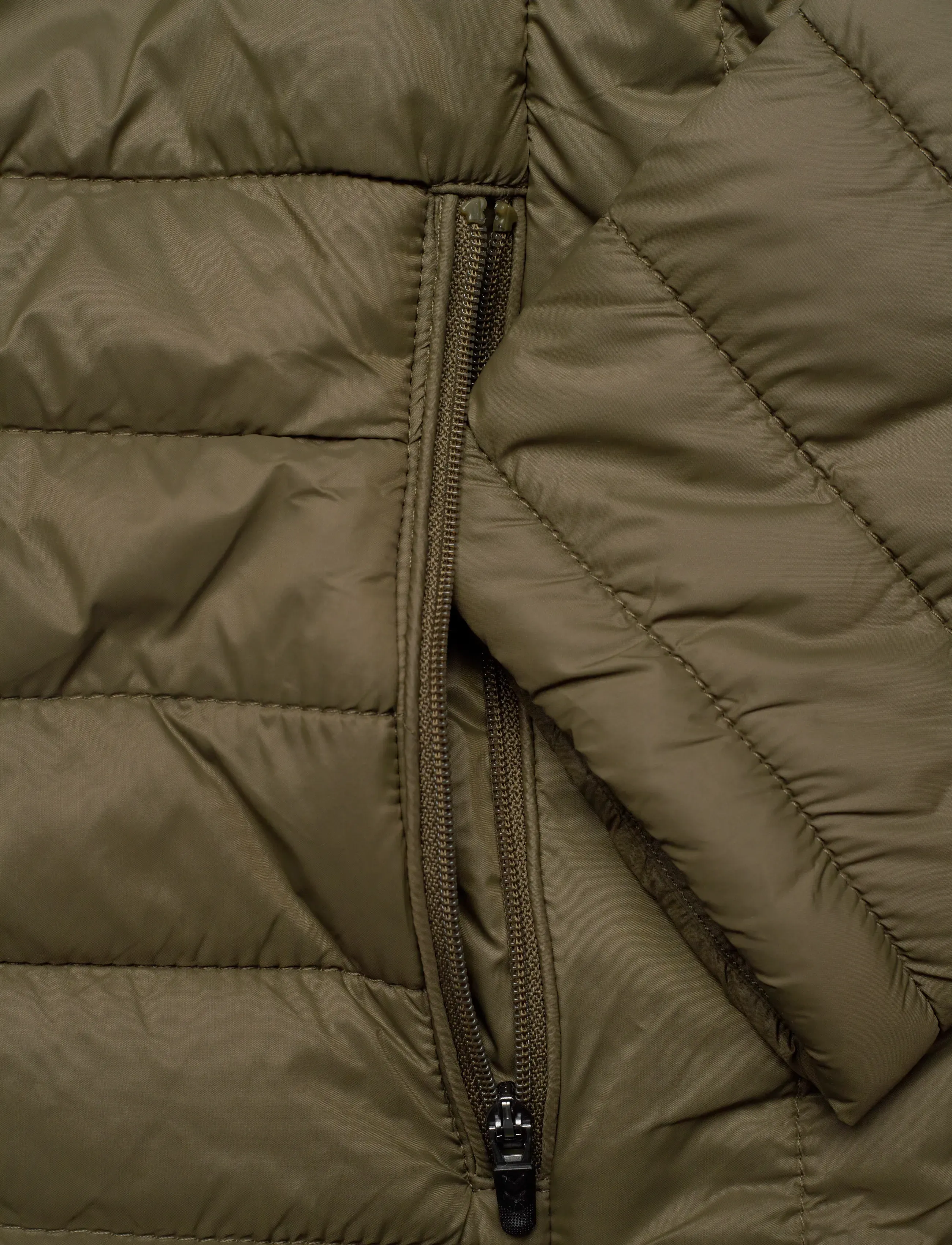 Hummel - hmlRED QUILTED HOOD JACKET - spring jackets - dark olive - 3