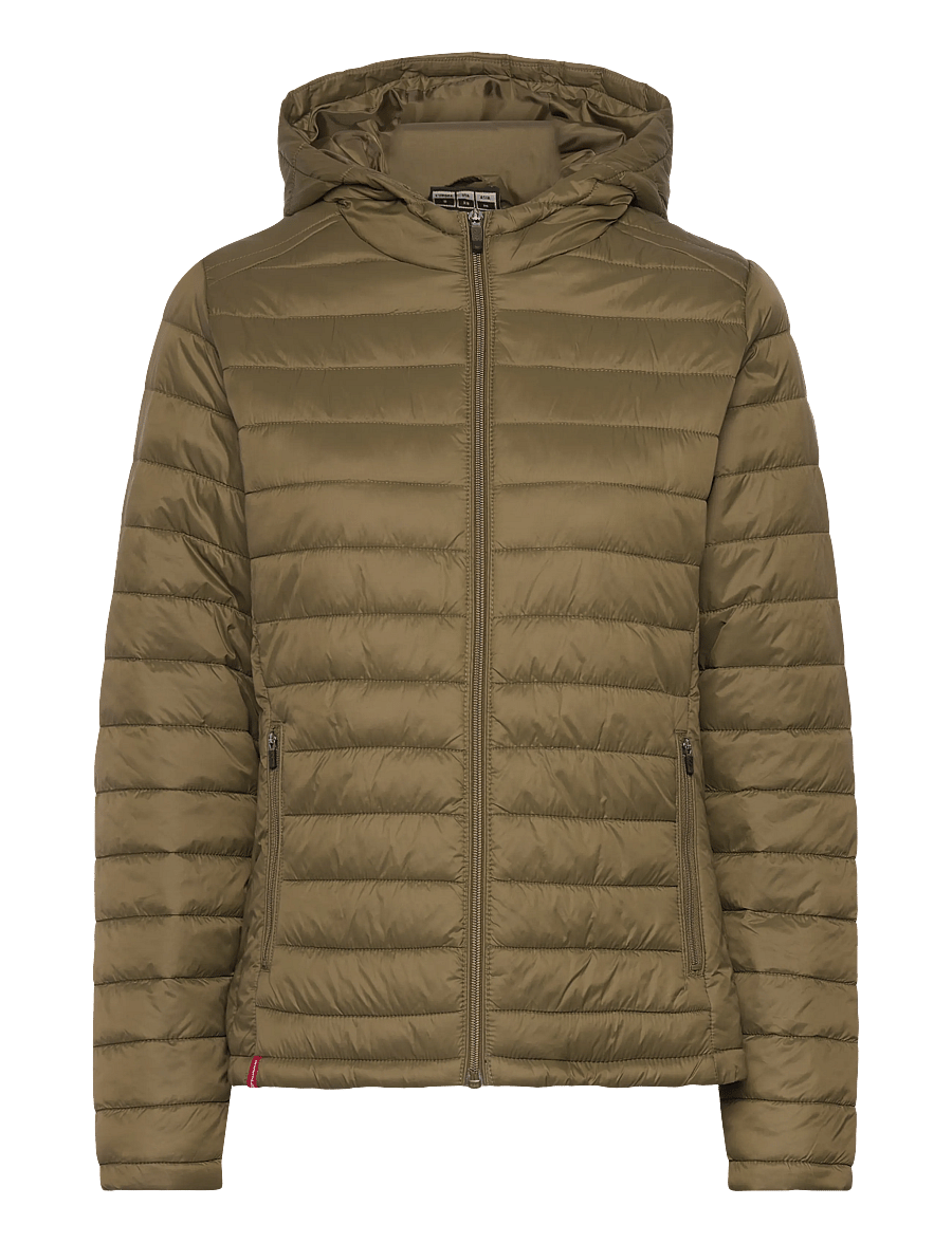 Hummel - hmlRED QUILTED HOOD JACKET WOMAN - vestes d'hiver - dark olive - 0