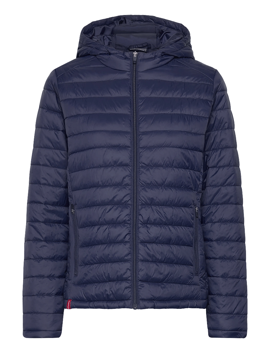 Hummel - hmlRED QUILTED HOOD JACKET WOMAN - gewatteerde jassen - marine - 0