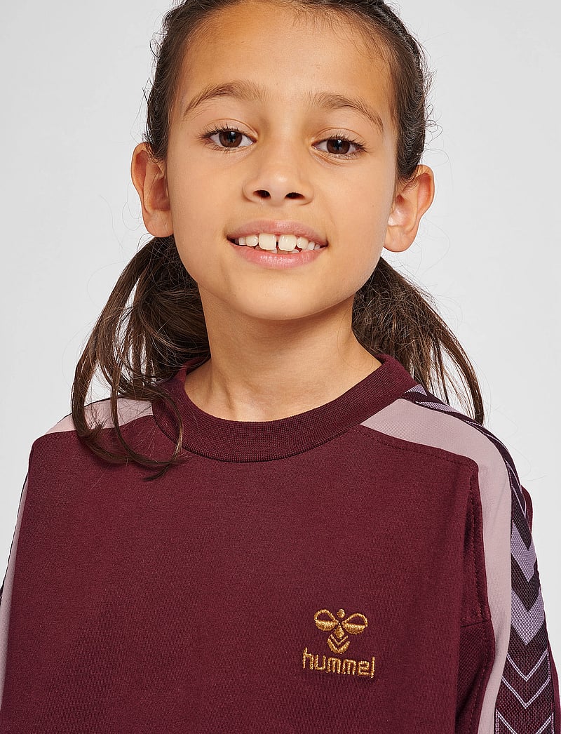 Hummel - hmlAUDREY SWEATSHIRT - windsor wine - 5